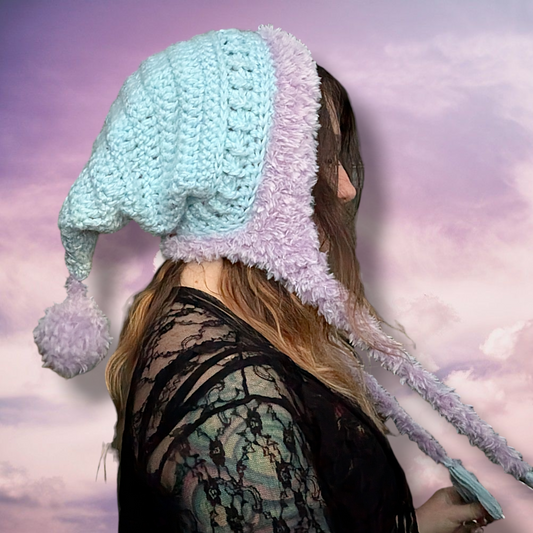 Baby Blue Fae Bonnet