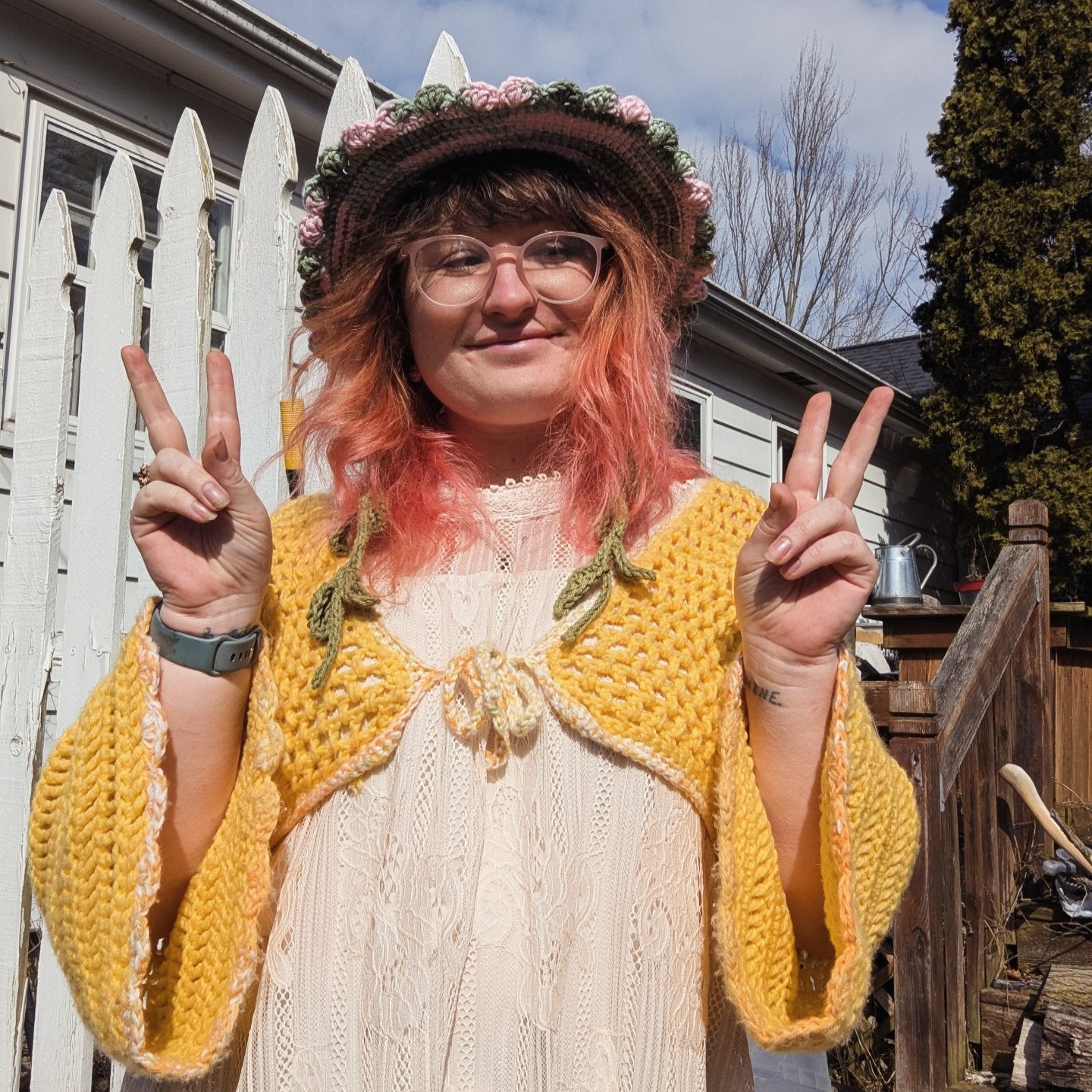 Yellow Adena Cardigan