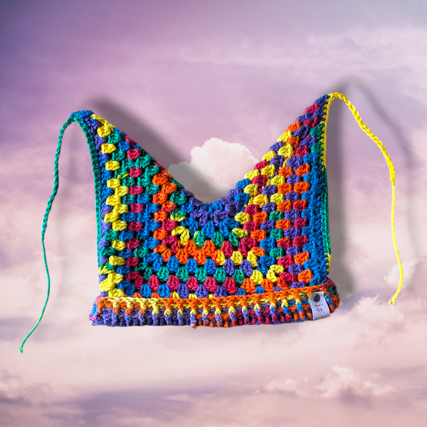 Rainbow Jester hat